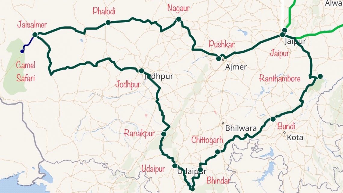2.200 km Rajasthan auf einer Royal Enfield