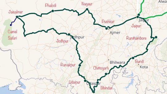 2.200 km Rajasthan auf einer Royal Enfield